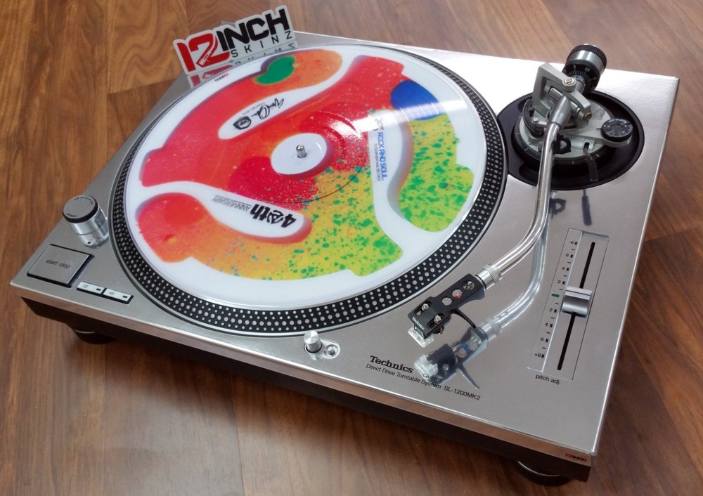 TECHNICS 1200 MK5/3D SKIN - MIRROR SILVER (PAIR)