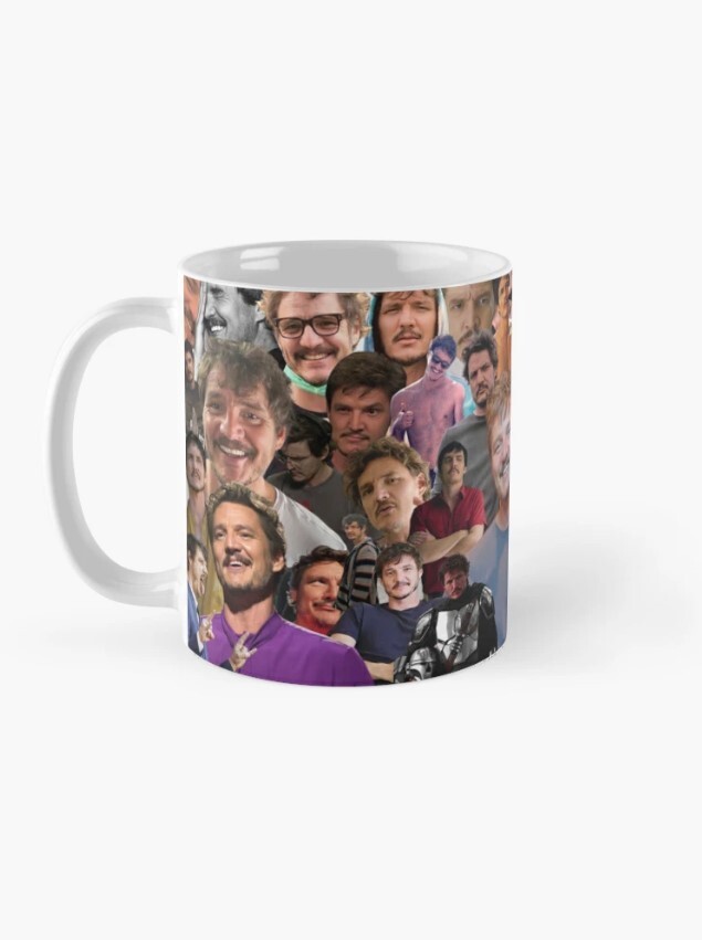 Pedro Pascal collage for mug Coffee Mug 11Oz