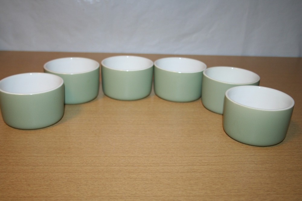 6 Pale Green 8 oz Ramekins in Box by 41 & Main