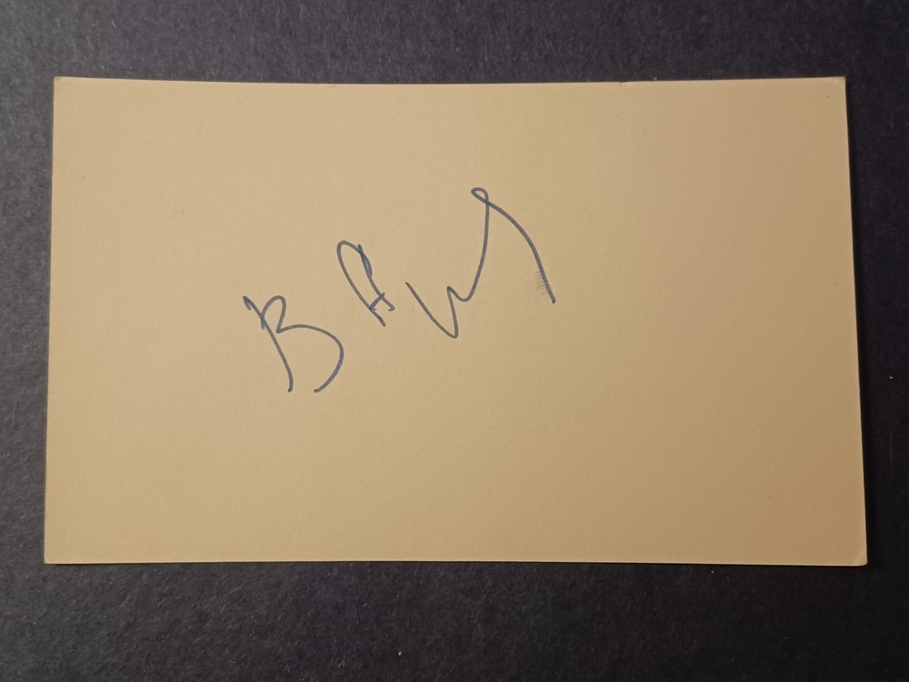 Vitali Artyushkin Signed Index Card - Ballet