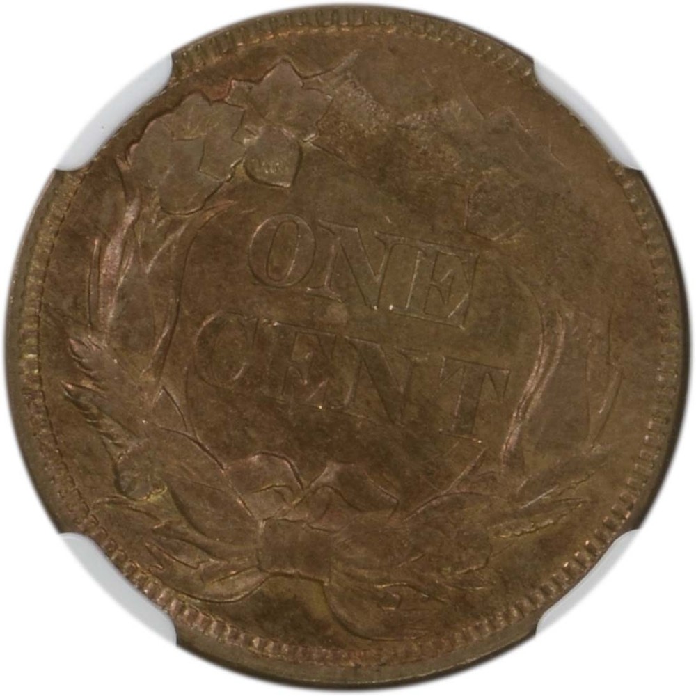 1857 Flying Eagle Cent AU58 NGC