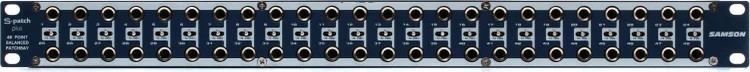 Samson S-Patch Plus 48-point Balanced Patchbay