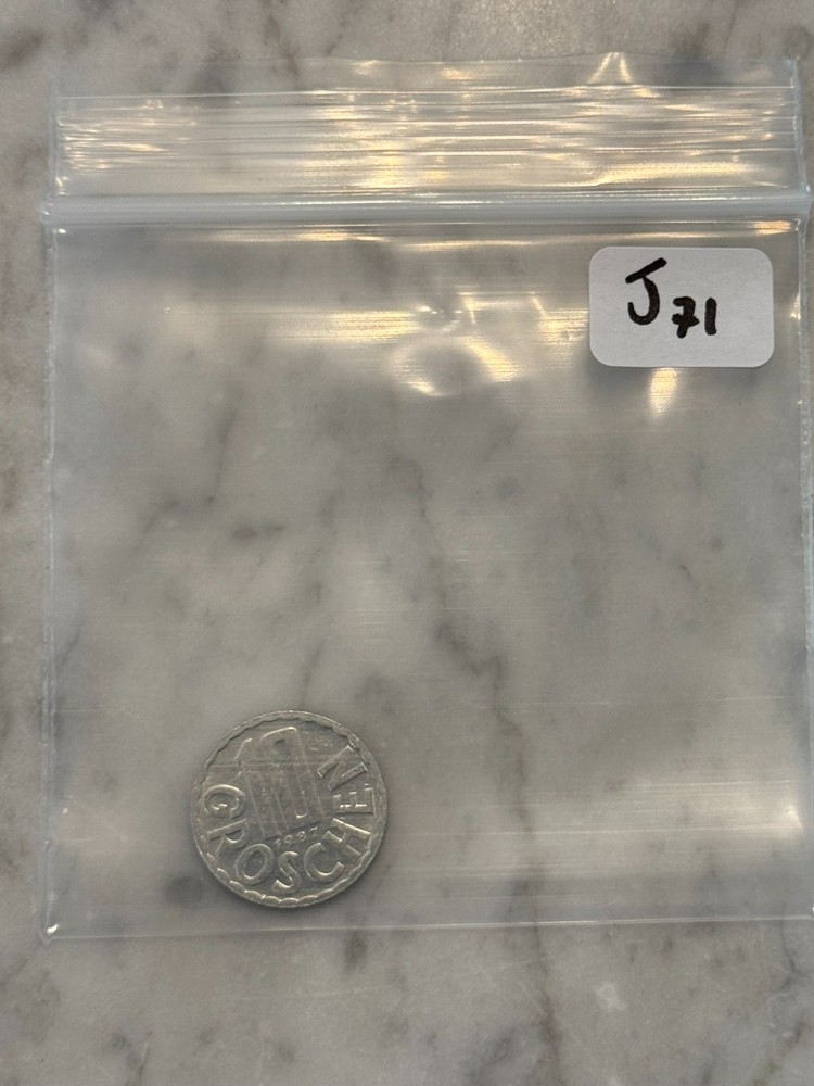 1987 Austria 10 Groschen - AU - About Uncirculated