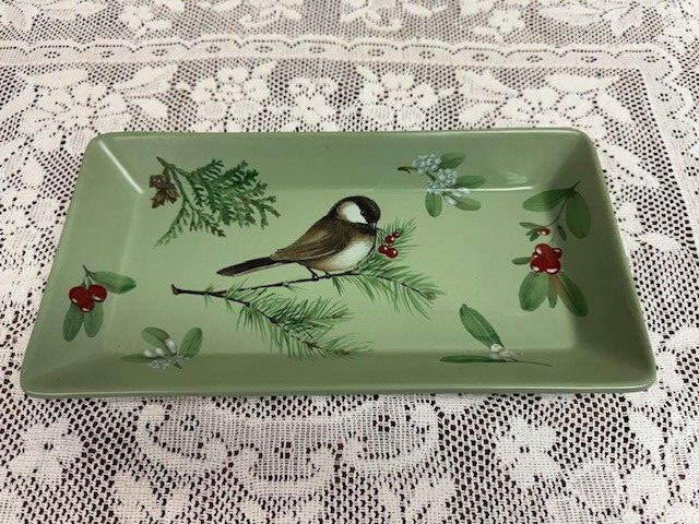 Pfaltzgraff - Winterwood  - Rectangular Serving Tray - 11 1/4" - USA
