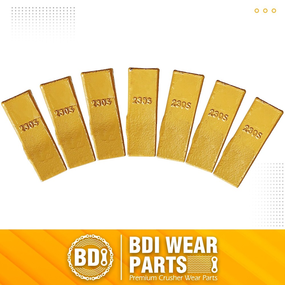 23 230 Series 230S Bucket Teeth Replacement Teeth with 23FP Flex Pins