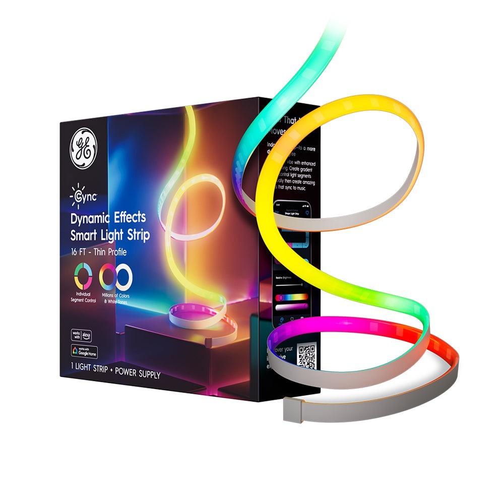 GE Cync Dynamic Effects Smart Light Strip 16 Ft Open Box