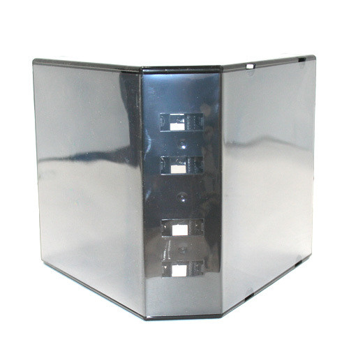 20 Premium Grade 24 Disc Multi Pack Black CD DVD PP Poly Case with Sleeves