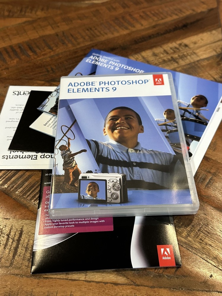 Adobe Photoshop Elements: 9 Photo editing Software (PC, 2010)