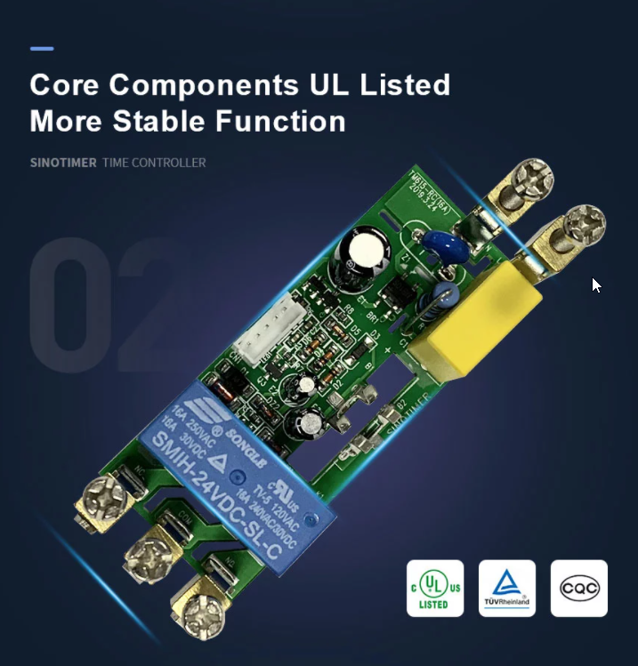 5V DC SINOTIMER DISPLAY LCD Digital Timer pro programable timer