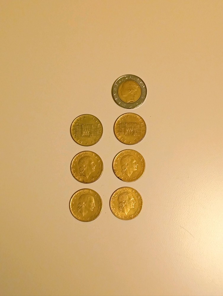 Old Italian Lire Coins