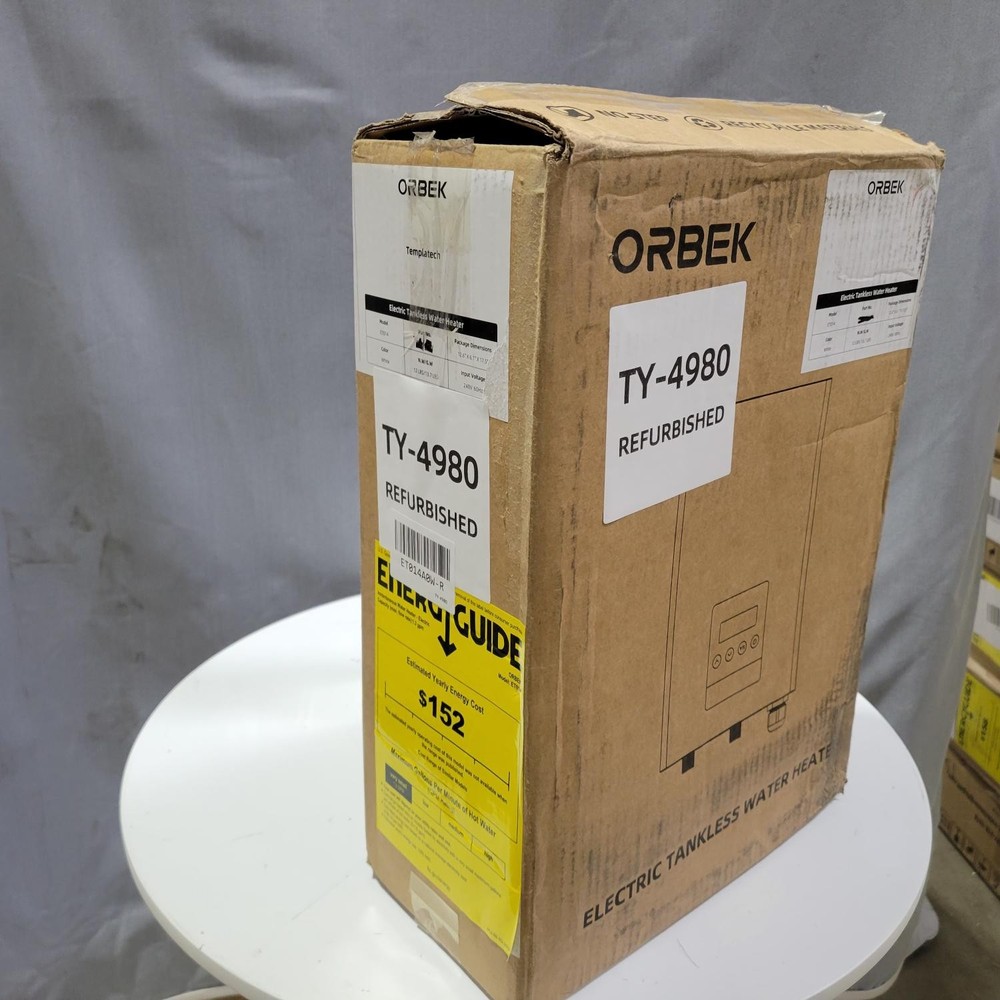 Used- 14KW 240V Tankless Water Heater Electric Instant on Demand for Whole House