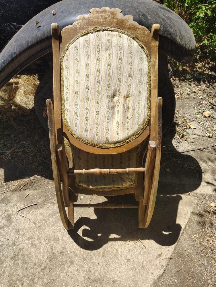 Antique Folding Rocking Chair