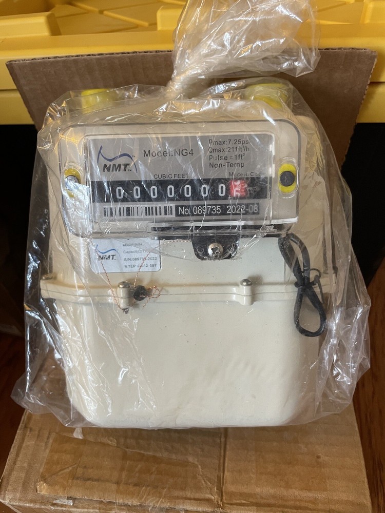 NMT NG4 200 CFH Diaphragm Gas Meter Pulse Output