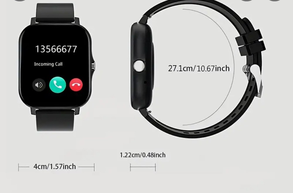 2025 Touchscreen Smartwatch Black New In Box