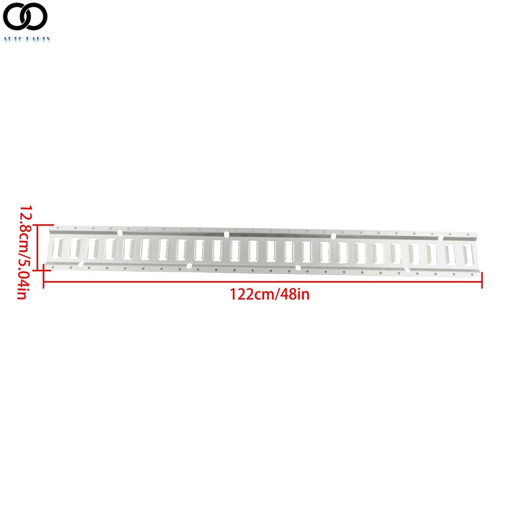 8 Pack 4' E Track Tie Down Rail System Secure Cargo Heavy Loads For Trucks Vans