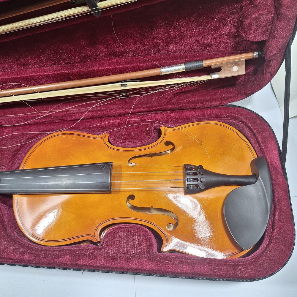 Mendini By Cecilio Violin, Student Beginner Kit w/ Case