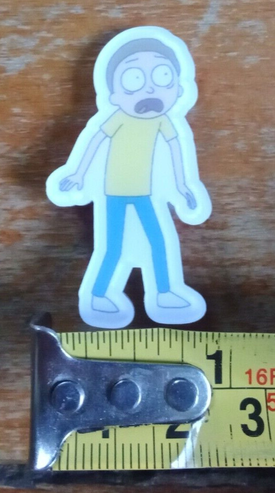 Rick And Morty Plastic MORTY SMITH Pin Button Pinback