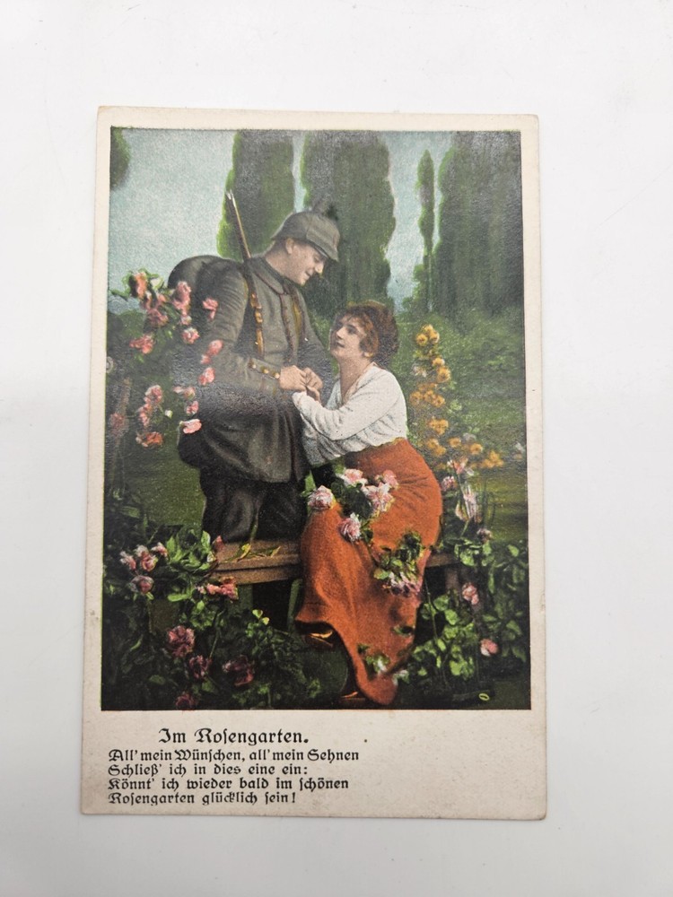 HA1986: Postcard, IN Rose Garden