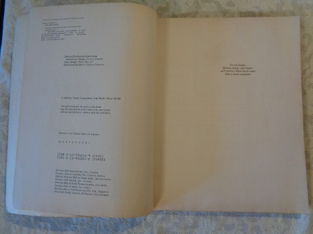 TRS 80 Cobol Book By Robert Grauer & Getting Started with TRS 80 Basic - 2 Total