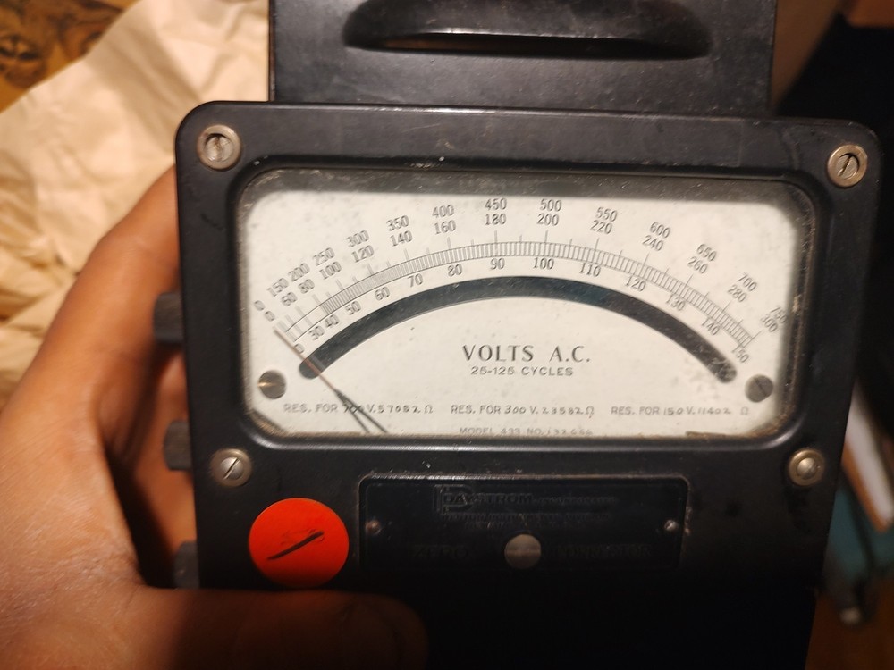 Daystorm Ac Voltmeter Vintage