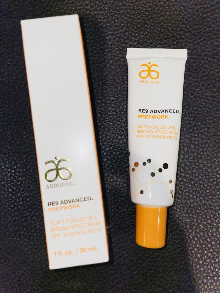 Arbonne RE9 Advanced Prepwork Soft Focus Veil Broad Spectrum SPF 30 08/2021