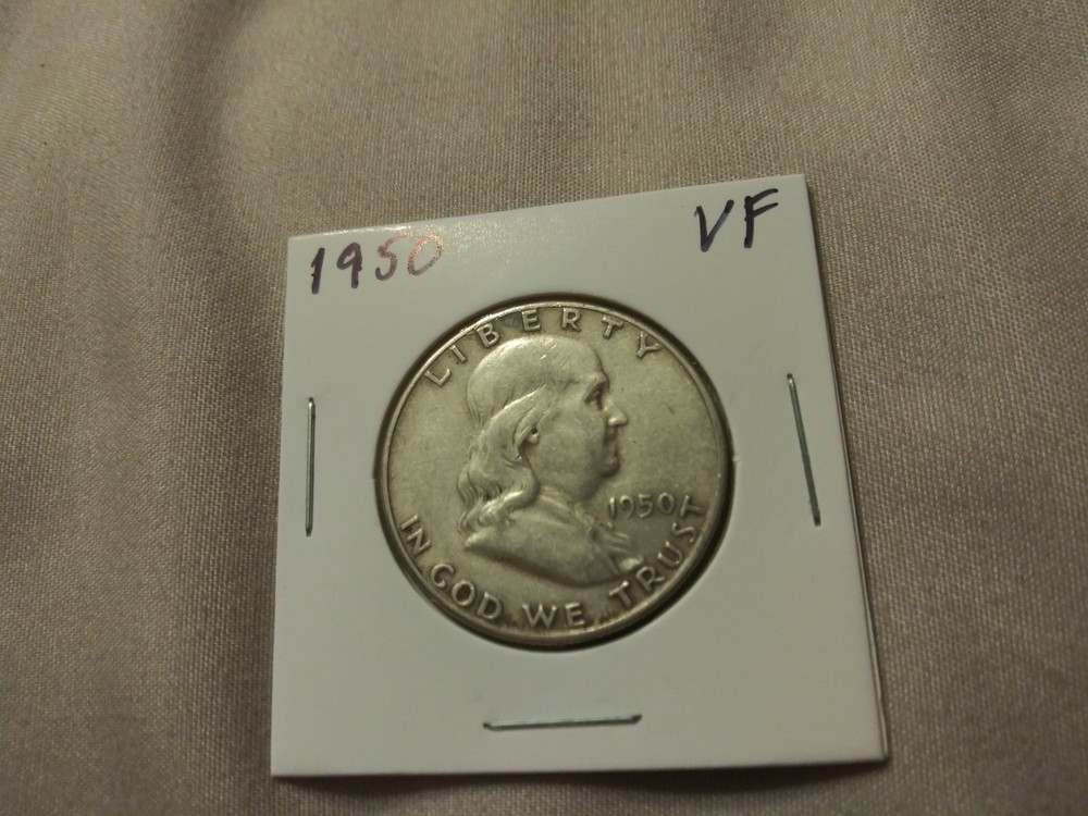 1950 FRANKLIN  HALF DOLLAR-YOU DECIDE GRADE--FREE SHIP
