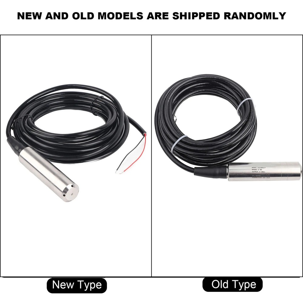 Liquid Level Sensor DC24V 4-20mA Throw Type For Detecting 0-5m Range Depth Steel