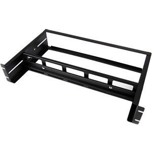 Startech IT ADJDINKIT Rack Mount DIN Rail Kit - Black Steel