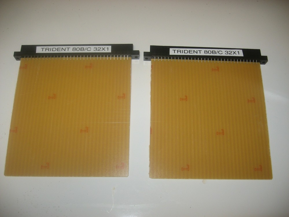 Trident 80B/C Recording Console Extender Pair Board Riser KIT FORM Single Sided