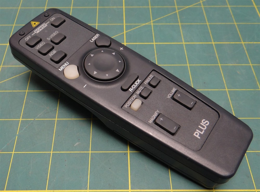 Plus Corp. Projector Remote Control Laser Pointer Model: UP-1000R