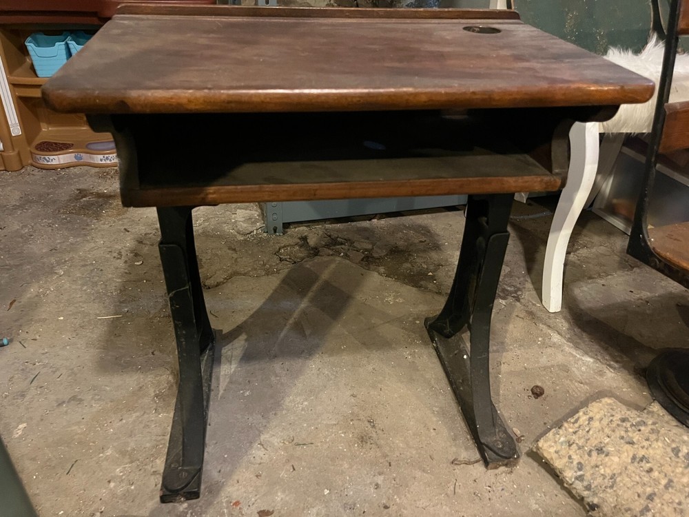 Antique 1900's School Desk