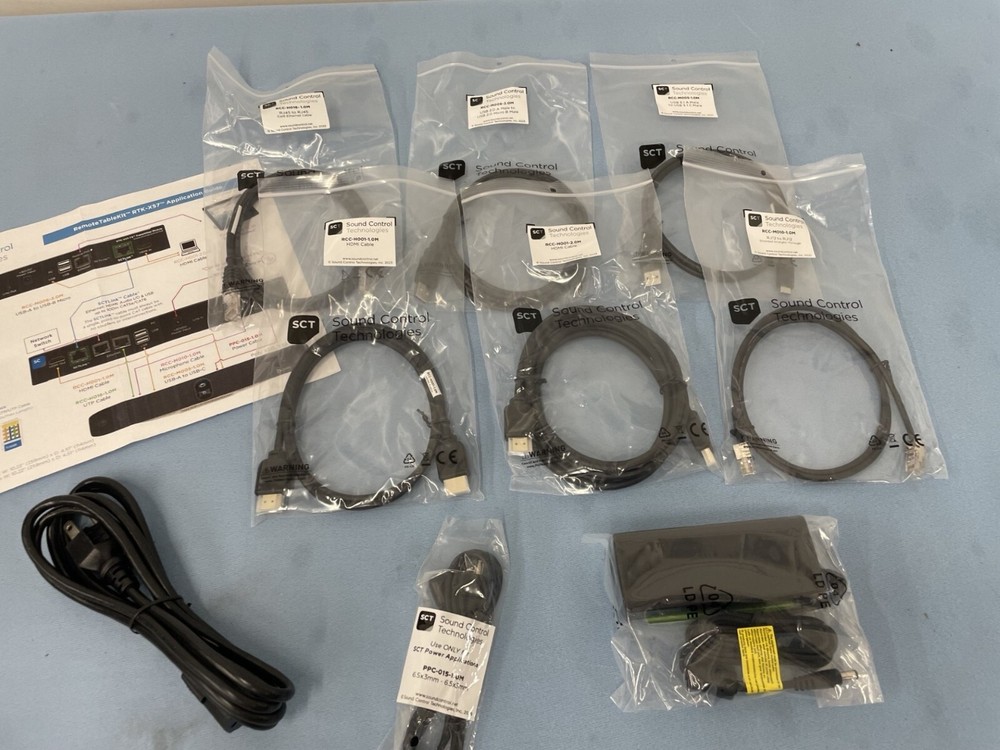 Sound Control Technologies RTK-X57 TX & RX System - Poly Studio Remote Table Kit