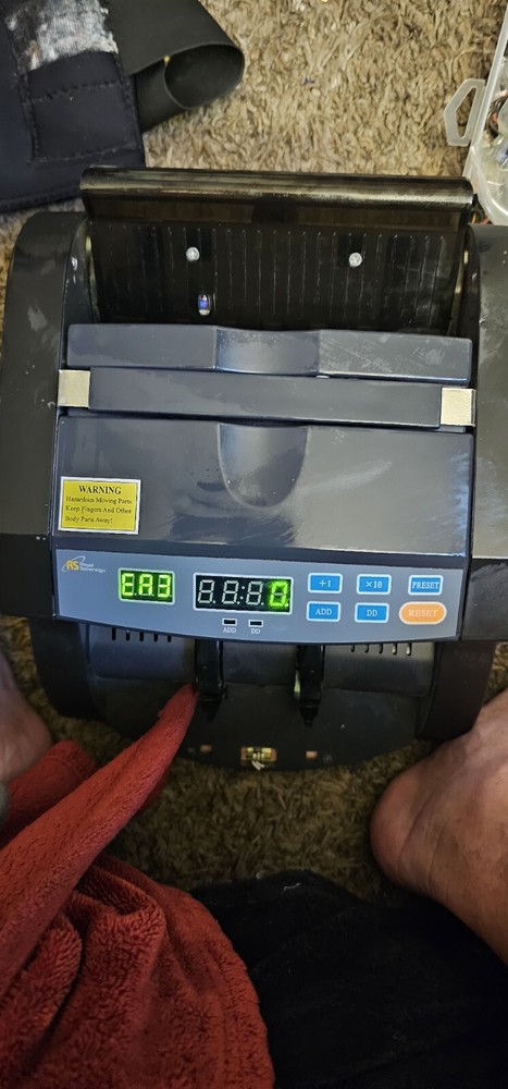 Money counter.