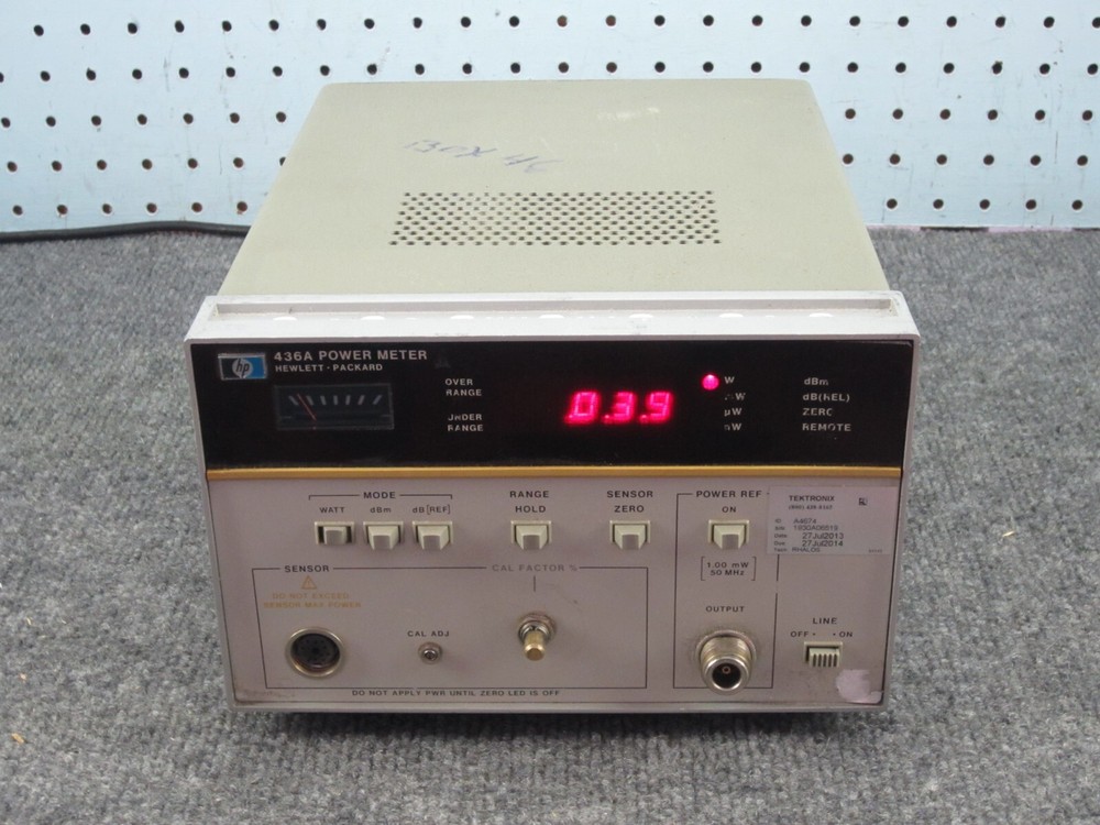 Keysight / Agilent / Hewlett Packard 436A Power Meter *Listed For Parts Only*