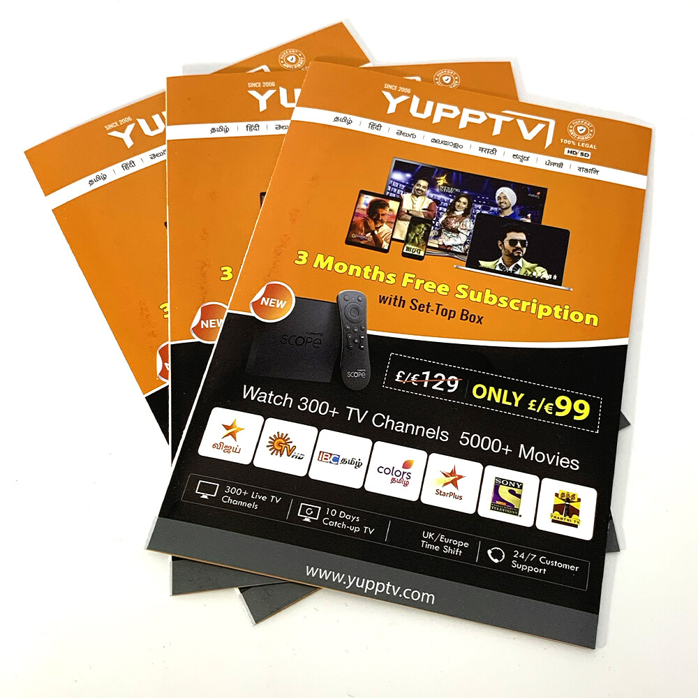 A5 Flyers Leaflets Printed Full Colour Flyer Leaflet Printing 150 gsm silk