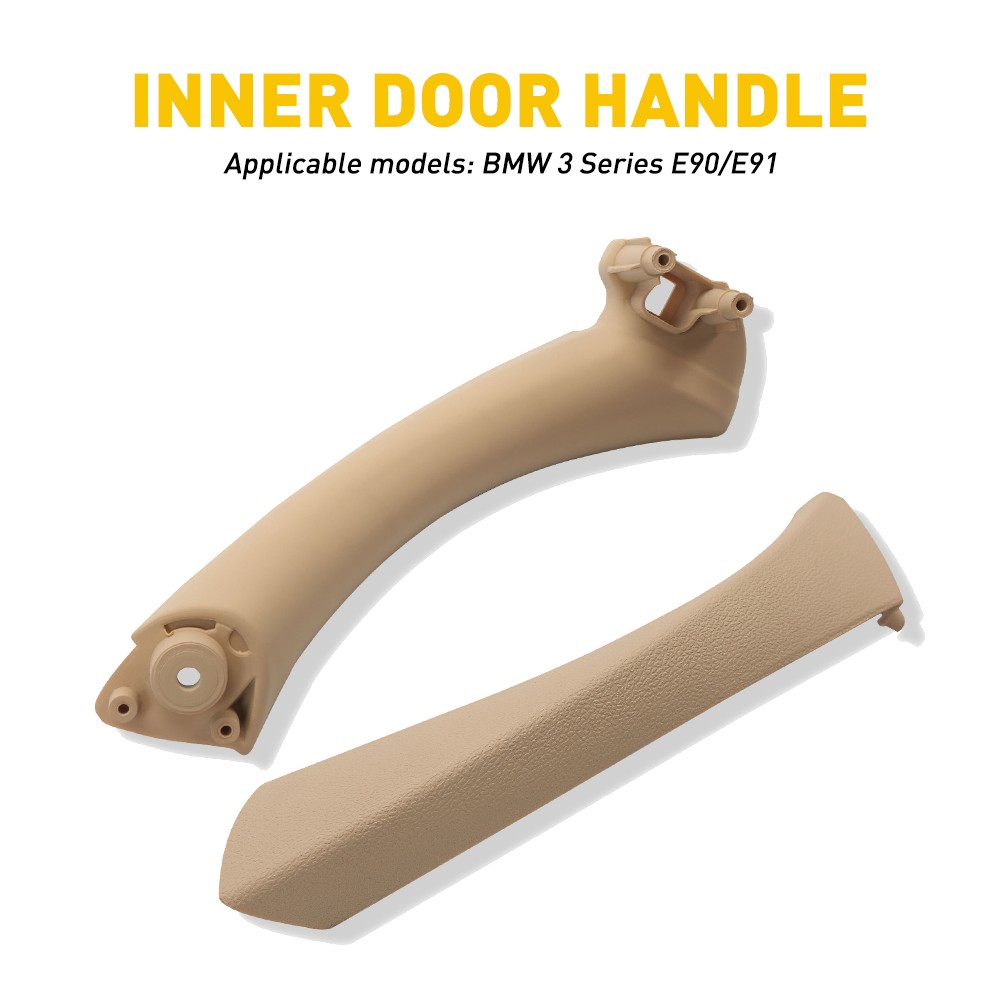 For BMW E90 328i Front Rear Right Inner Door Handle Passenger Pull Trim Cover EV
