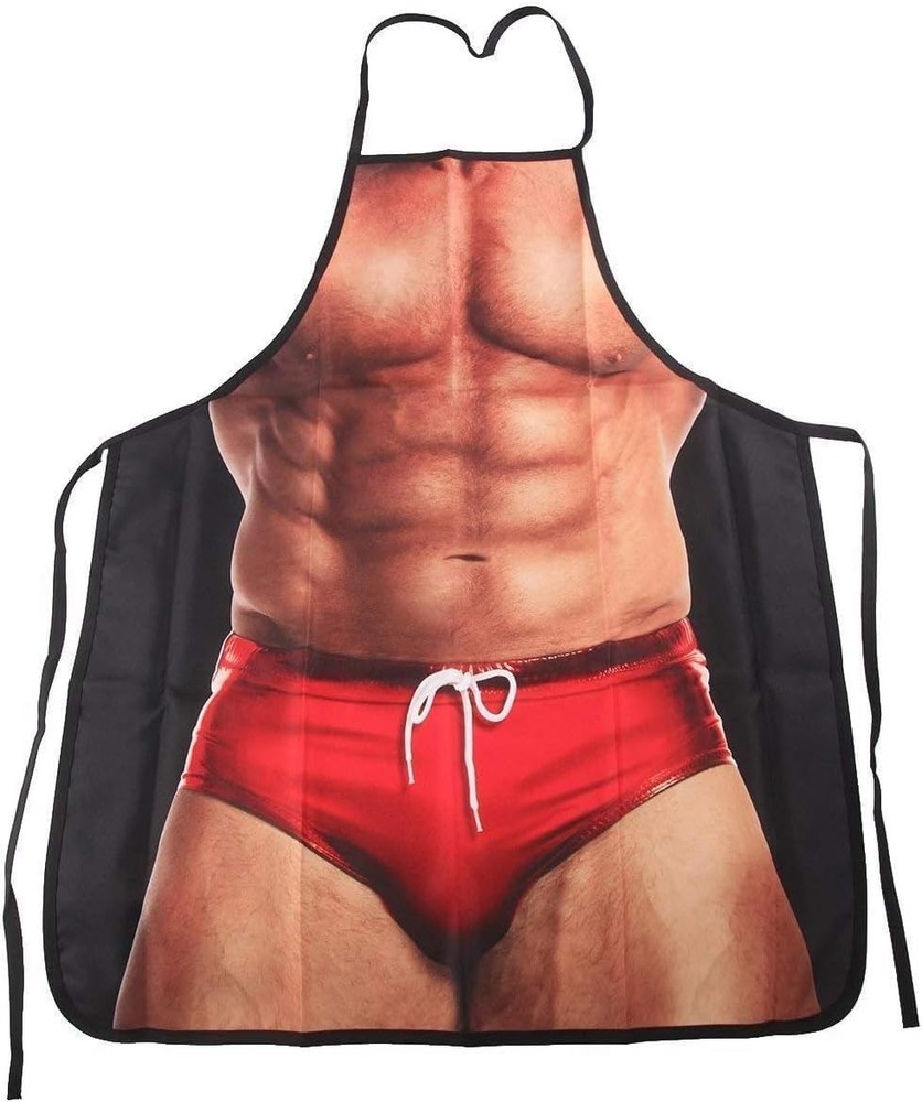 Apron Kitchen Funny Creative Cooking Grilling Baking Party Gift For Men