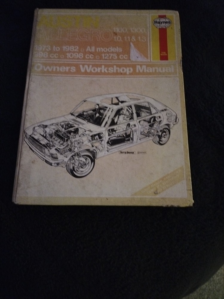 Haynes Workshop Manual For Austin Allegro.