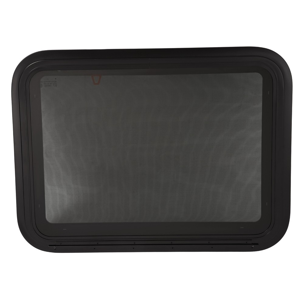 30"W x 22"H Exit RV Window W/ Trim Ring Removable Screen For RV Camper Trailer