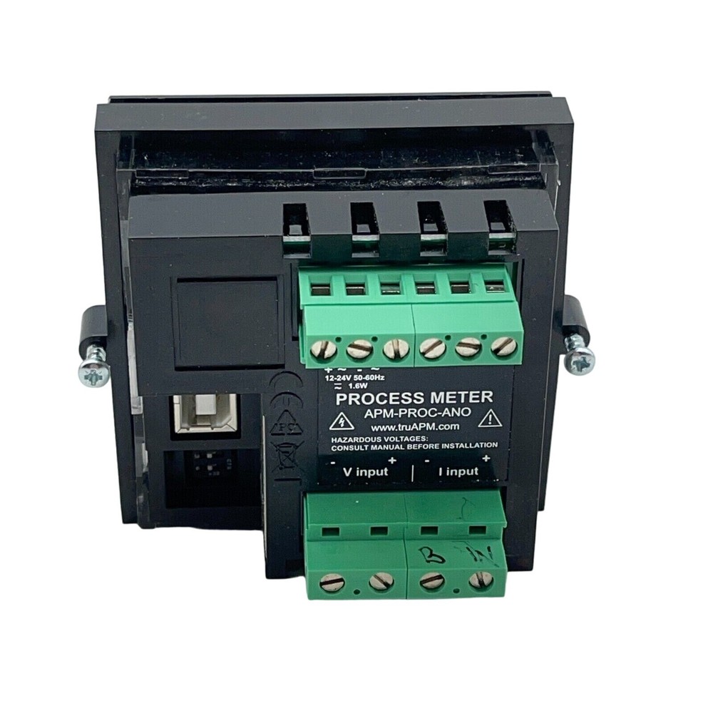 Trumeter APM-PROC-APO 4 Digit Panel Meter with Outputs Positive LCD New