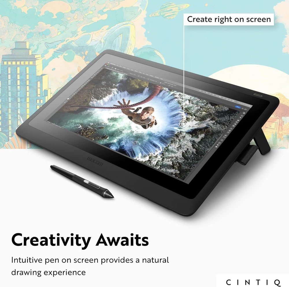 Wacom - Cintiq 16 Creative Pen Display Drawing Tablet - Scratch & Dent