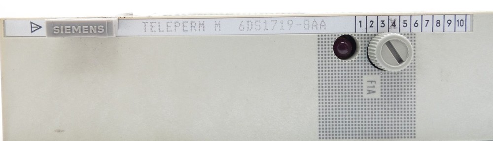 Siemens Teleperm M 6DS1719-8AA E-Stand: 04 Binary Module -used-