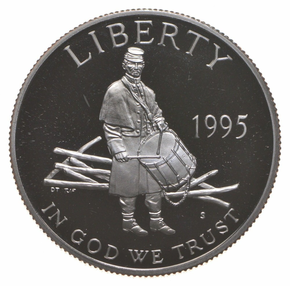 1995 Proof Civil War Drummer Boy - Commemorative Half Dollar