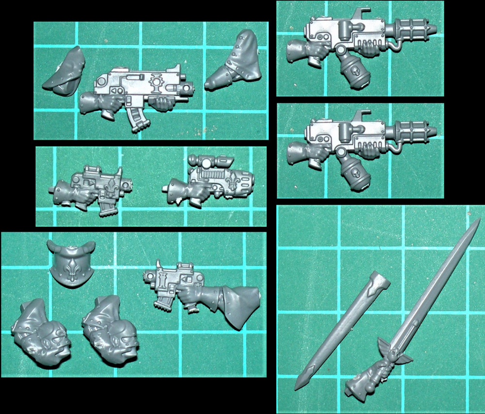 Adepta Sororitas Bits/Parts - Weapon set #1