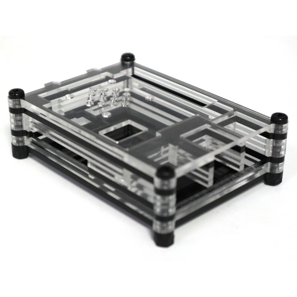 10 Layers Clear Acrylic Case Enclosure Box For Raspberry Pi 5