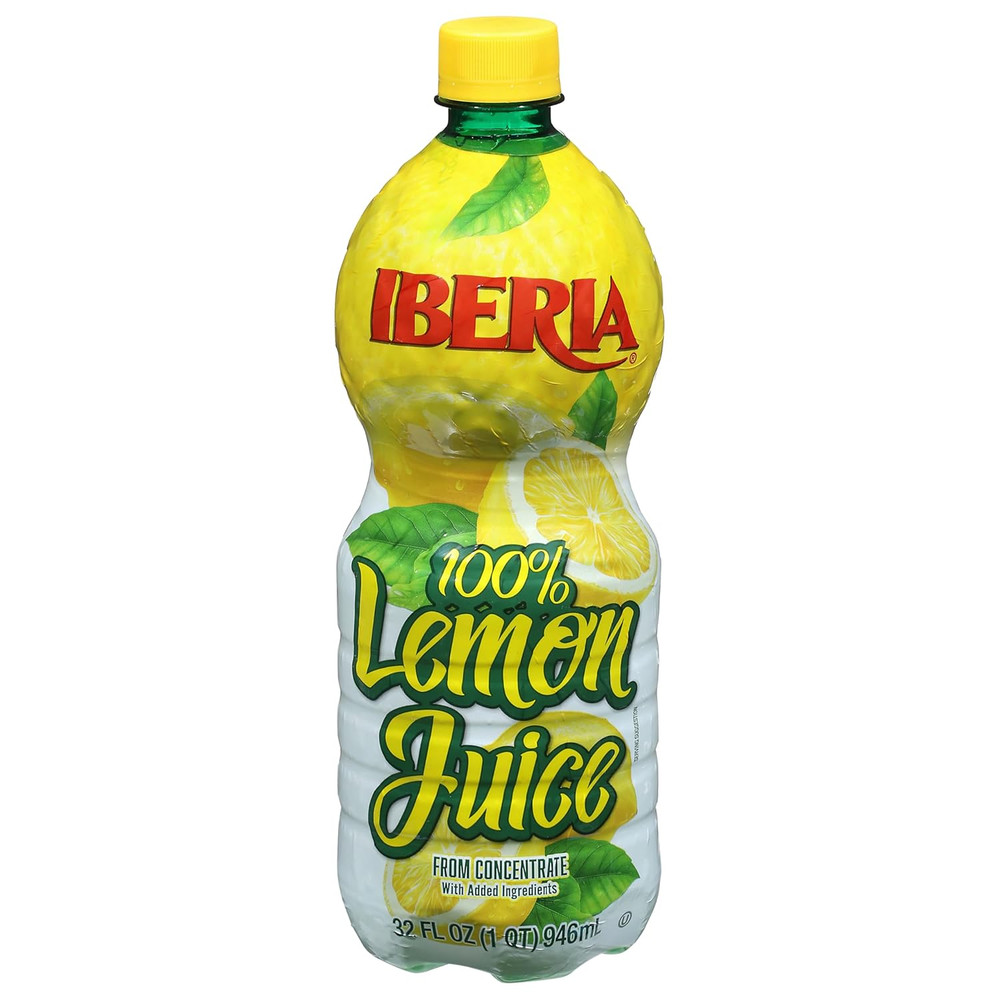 100% Lemon Juice from Concentrate, 32 Fl Oz