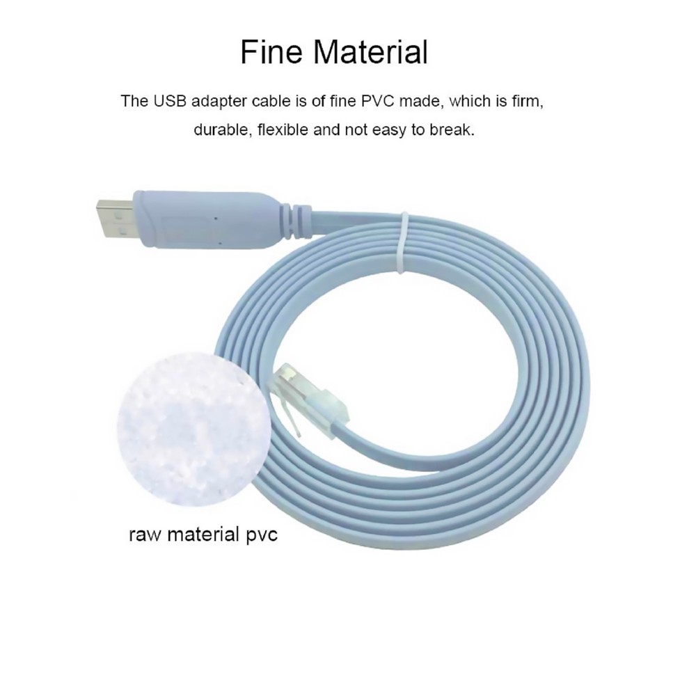 USB RJ45 Network Switch Cable For Cisco H3C Router Rollover Console Debug Line d
