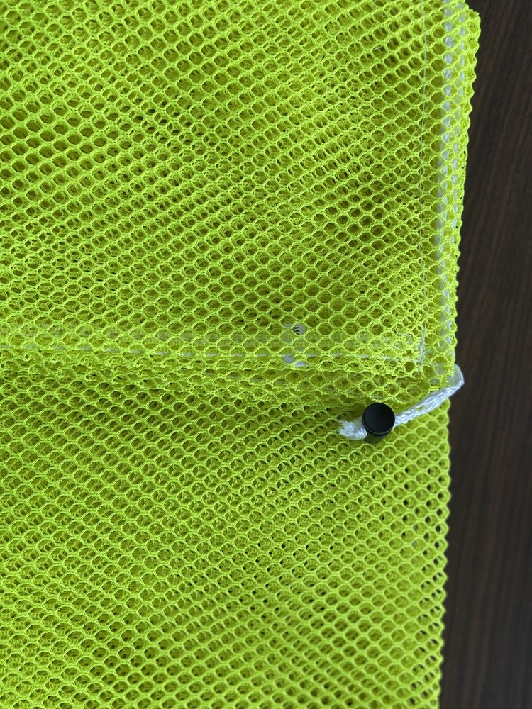 Mesh Stuff Bag Durable with Sliding Drawstring Cord Lock Closure Handy Laundry