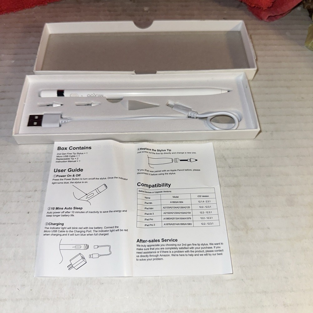 Mizo DWK Stylus Pen Open Box - White Upgraded Model