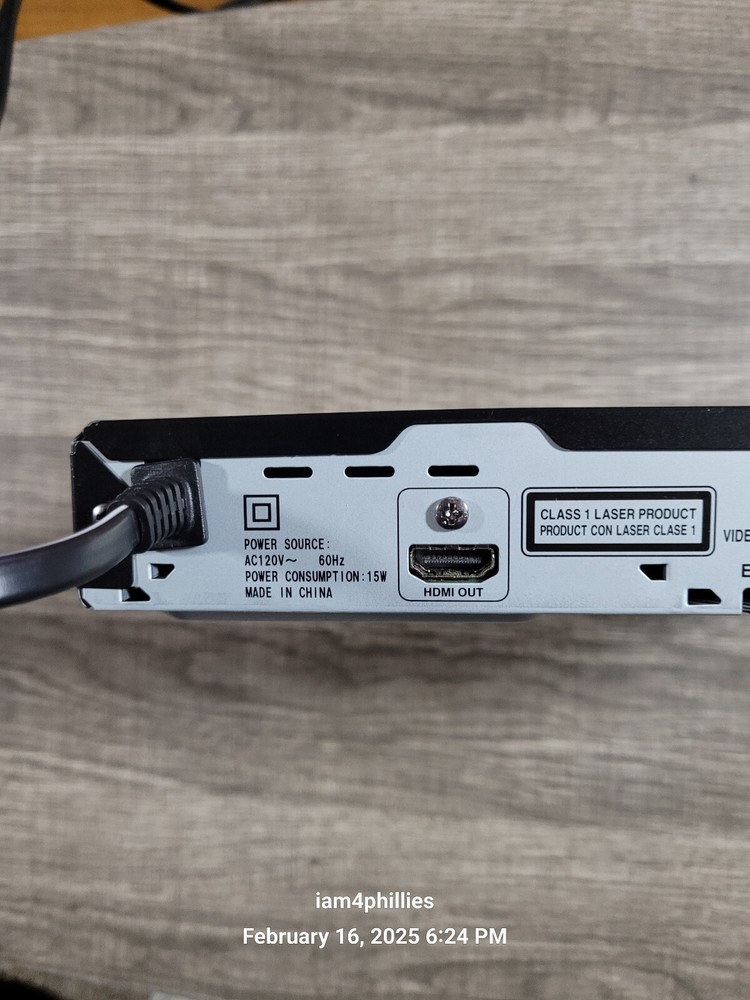 📀Sanyo BLU-RAY Disc player - With HDMI Cable - NO REMOTE📀